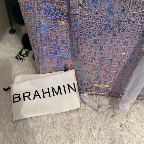 Brahmin Violet Wonderland Genuine Leather NWT. Offers welcome! - Picture 2 of 6
